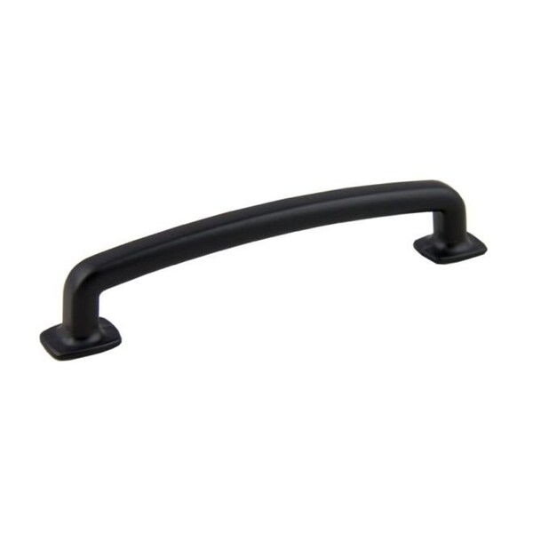 Crown 5-3/4" Vail Cabinet Pull with 5" Center to Center Matte Black Finish - CHP86374BK