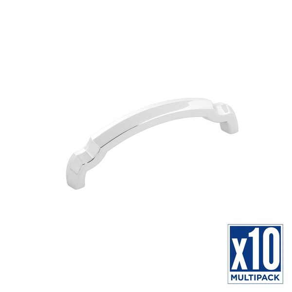 Hickory Hardware Pull 3-3/4 Inch (96mm) Center to Center, 10PK - H077863CH-10B