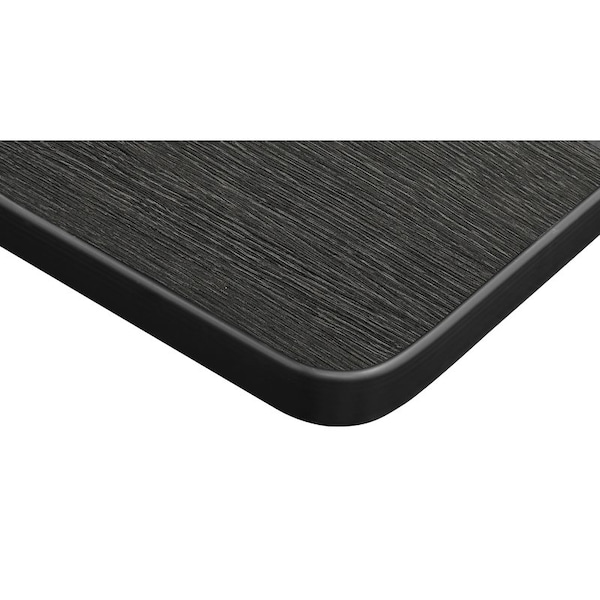 Regency Kobe Mobile Tables, 60 W, 24 L, 29 H, Wood, Metal Top, Ash Grey - MKTRCC6024AG