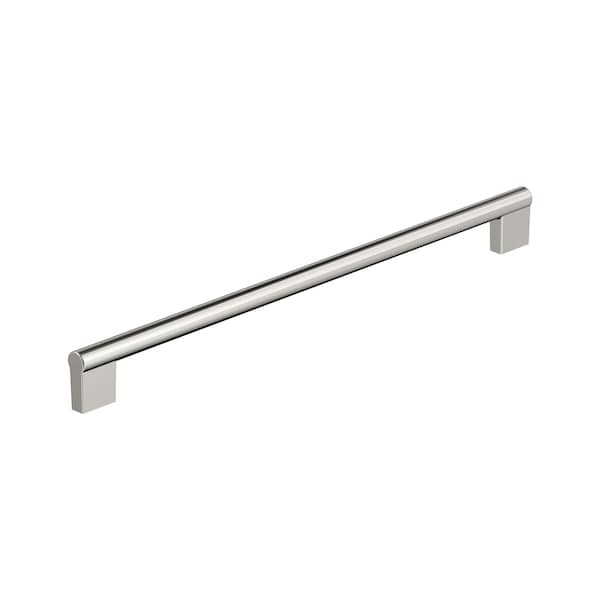 Amerock Versa 12-5/8 inch 320mm Center-to-Center Polished Nickel Cabinet Pull - BP55534PN
