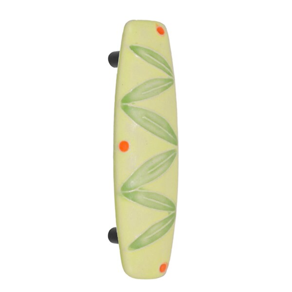 Acorn Mfg Sm Pull Yellow with Leaves and 3 Berries - PPAYP