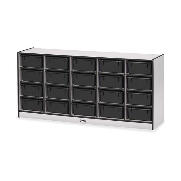 Jonti-Craft STORAGE, 24 TUB, NO BINS, BK - JNT4020JCWW180