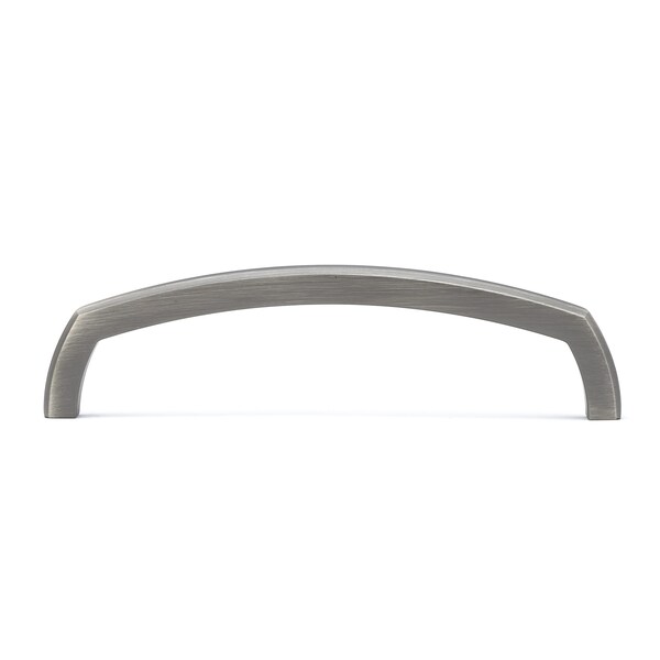 Richelieu 5-1/16 in. (128 mm) Center-to-Center Antique Nickel Transitional Drawer Pull - BP785128143