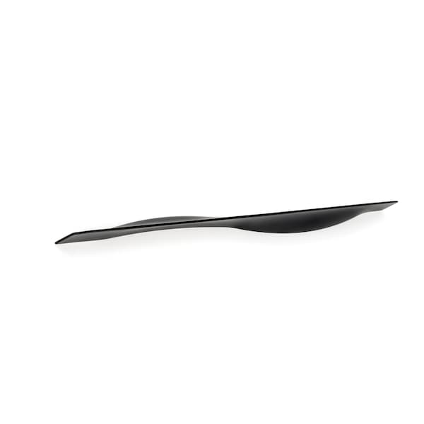 Richelieu 1 9/16 in to 7 7/8 in (40 mm to 200 mm) Center-to-Center Matte Black Contemporary Drawer Pull - 7887200900