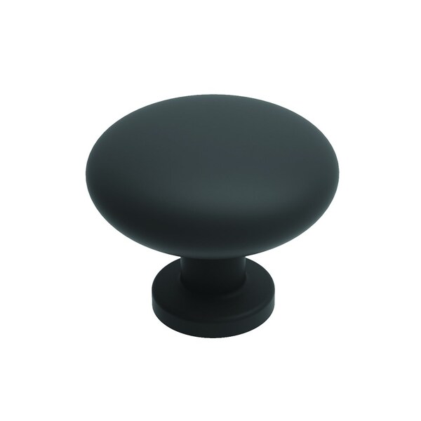 Heritage Designs Transitional Knob 118 Inch Diameter Matte Black Finish, 10PK - R077753MBX10B