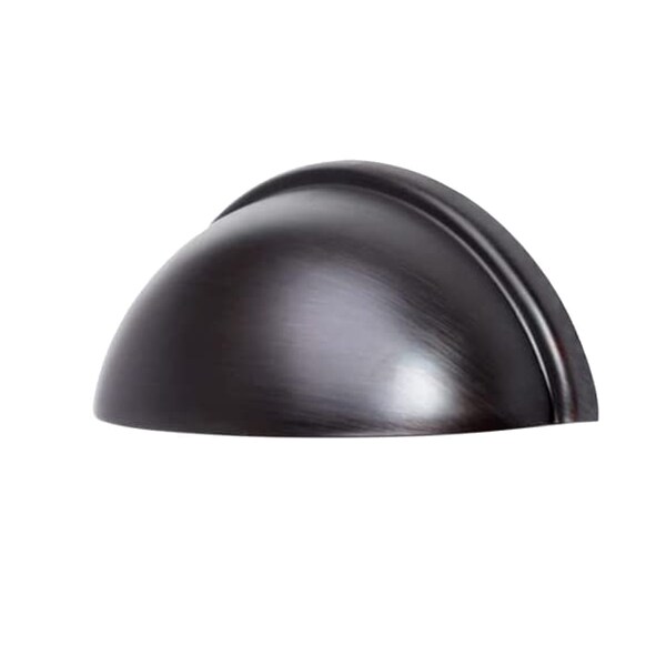 South Main Hardware 3 in. (76 mm) Oil Rubbed Bronze Bin Cup Drawer Pull (10PK) - SH3870-OR-10