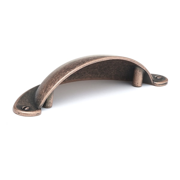 Richelieu 3 in. (76 mm) Center-to-Center Antique Copper Traditional Cup Pull - BP82333193