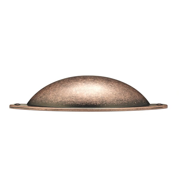 Richelieu 3 in. (76 mm) Center-to-Center Antique Copper Traditional Cup Pull - BP82333193