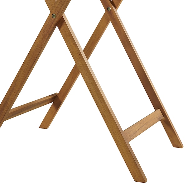 Alaterre Furniture Cabot Folding Table and Chair Set - Round Table and 2 Chairs - ANBT01ANO