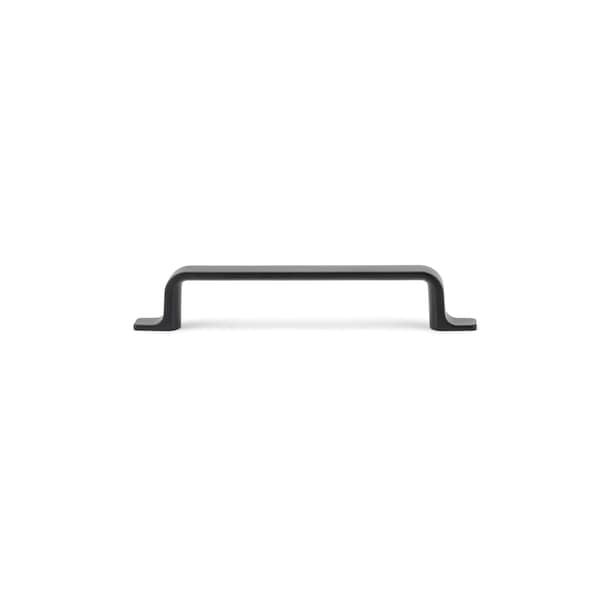 Richelieu 5 1/16 in (128 mm) Center-to-Center Matte Black Contemporary Cabinet Pull - BP52003128900