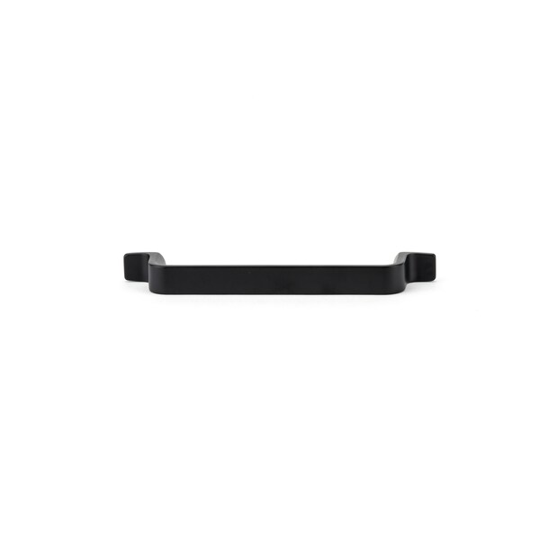 Richelieu 5 1/16 in (128 mm) Center-to-Center Matte Black Contemporary Cabinet Pull - BP52003128900