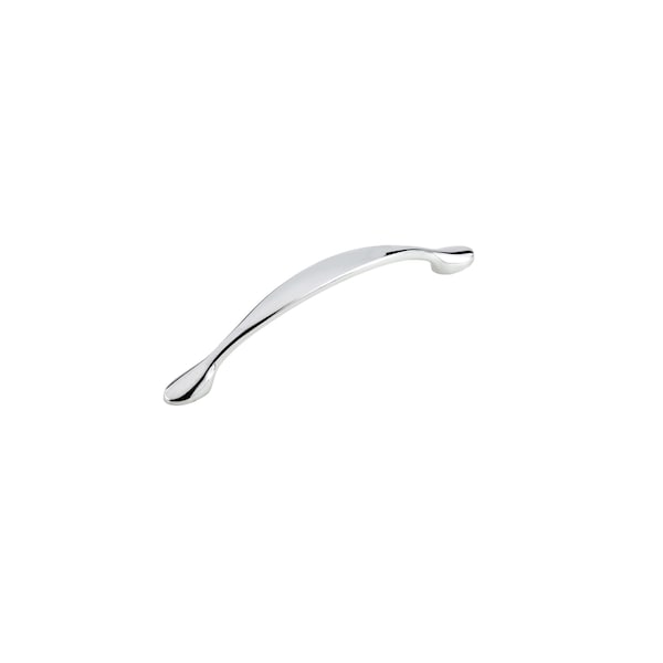 Richelieu 5 1/16 in (128 mm) Center-to-Center Chrome Traditional Drawer Pull - BP7815140