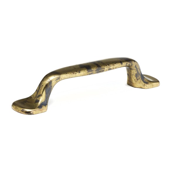 Richelieu 3 3/4 in (96 mm) Center-to-Center Oxidized Brass Traditional Drawer Pull - BP2377596163