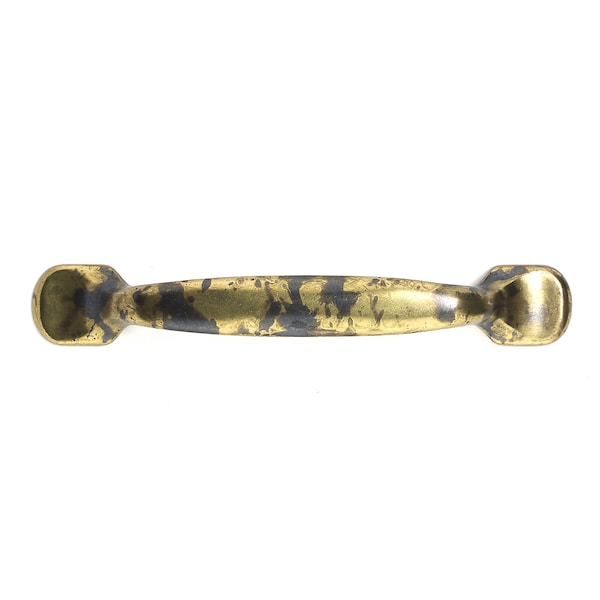 Richelieu 3 3/4 in (96 mm) Center-to-Center Oxidized Brass Traditional Drawer Pull - BP2377596163