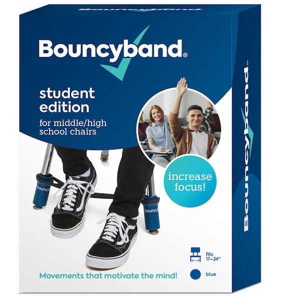 Bouncybands Bouncybands for Middle/High School Chairs, Blue - CMBU