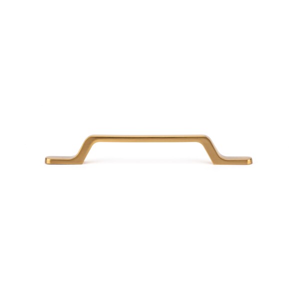 Richelieu 5 1/16 in (128 mm) Center-to-Center Aurum Brushed Gold Contemporary Cabinet Pull - BP52010128158