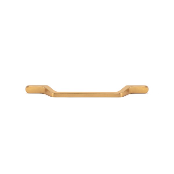 Richelieu 5 1/16 in (128 mm) Center-to-Center Aurum Brushed Gold Contemporary Cabinet Pull - BP52010128158
