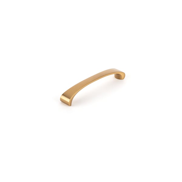 Richelieu 5 1/16 in (128 mm) Center-to-Center Aurum Brushed Gold Contemporary Cabinet Pull - BP82871128158