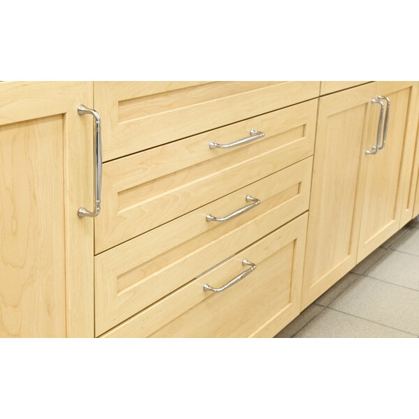 Richelieu 3 in. (76 mm) Center-to-Center Brushed Nickel Traditional Drawer Pull - BP79076195
