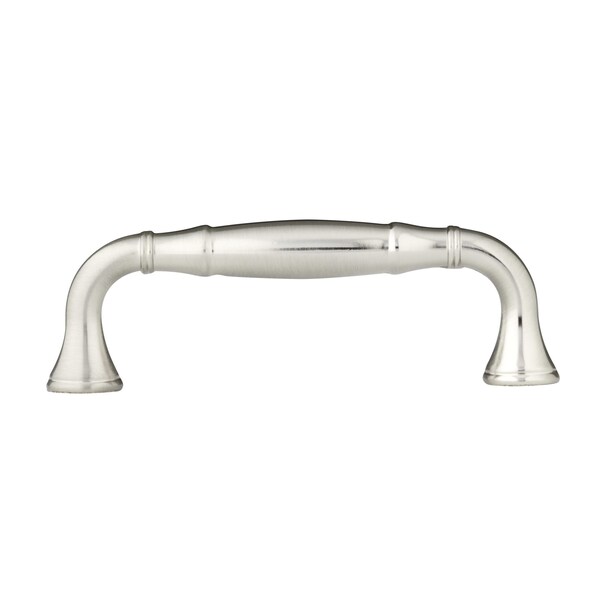 Richelieu 3 in. (76 mm) Center-to-Center Brushed Nickel Traditional Drawer Pull - BP79076195