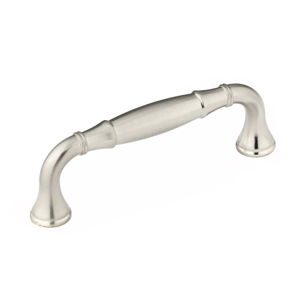 Richelieu 3 in. (76 mm) Center-to-Center Brushed Nickel Traditional Drawer Pull - BP79076195