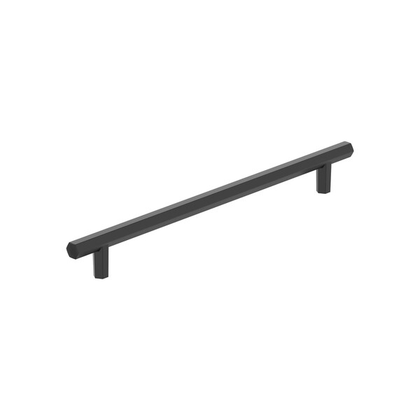 Amerock Caliber 8-13/16 inch 224mm Center-to-Center Matte Black Cabinet Pull - BP36959FB