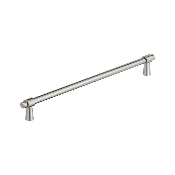 Amerock Destine 12-5/8 inch 320mm Center-to-Center Satin Nickel Cabinet Pull - BP36903G10