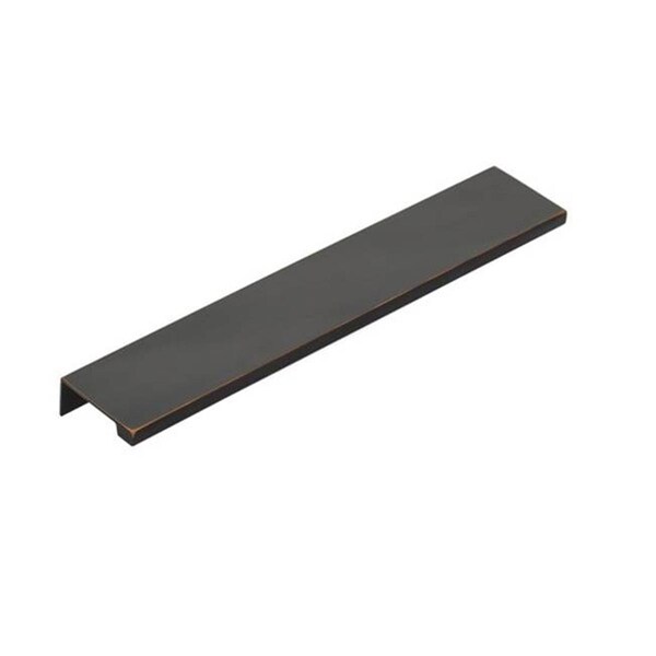 Patioplus 12 in. Center To Center Cabinet Edge Pull, Oil Rubbed Bronze - PA3236155