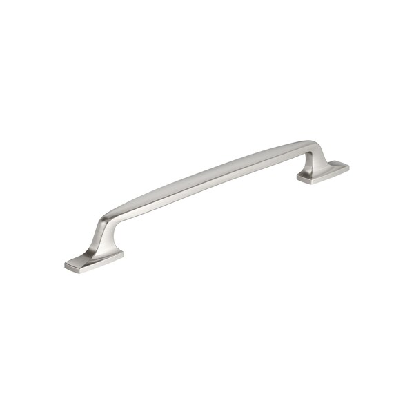 Amerock Highland Ridge 8-13/16 inch 224mm Center-to-Center Satin Nickel Cabinet Pull - BP55328G10