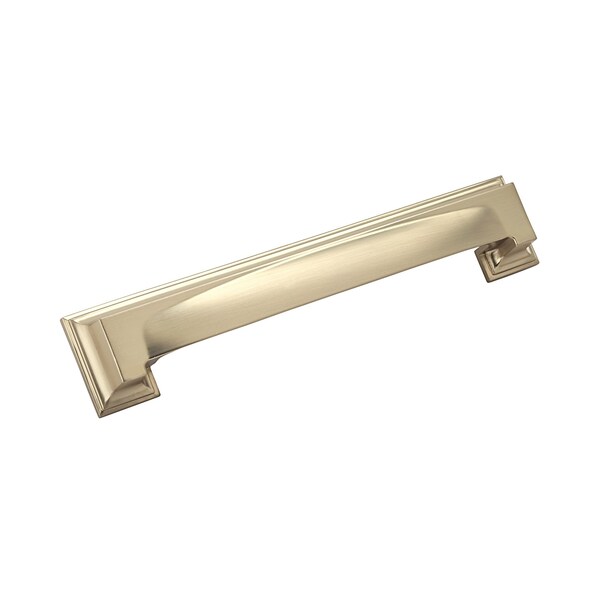 Amerock Appoint 5-1/16 in & 6-5/16 in 128 mm & 160 mm Center-to-Center Golden Champagne Cabinet Cup Pull - BP36763BBZ