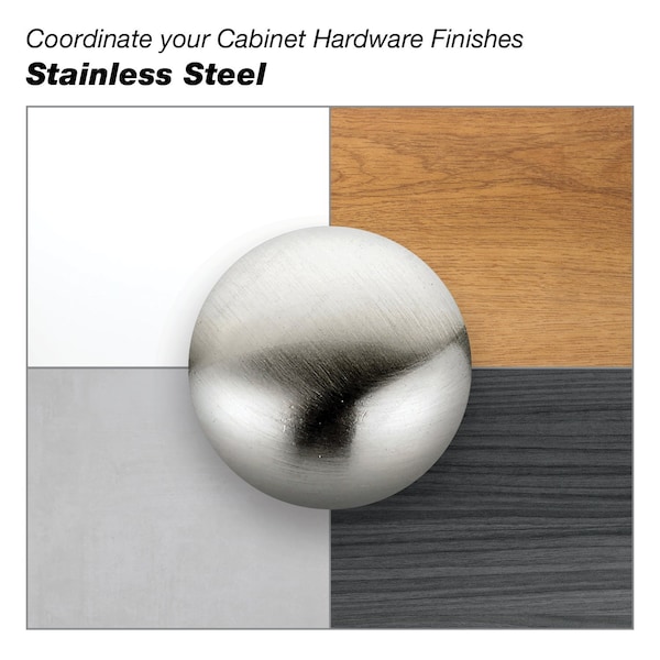 Richelieu 26 in. (660 mm) Center-to-Center Stainless Steel Contemporary Edge Pull - BP57628170