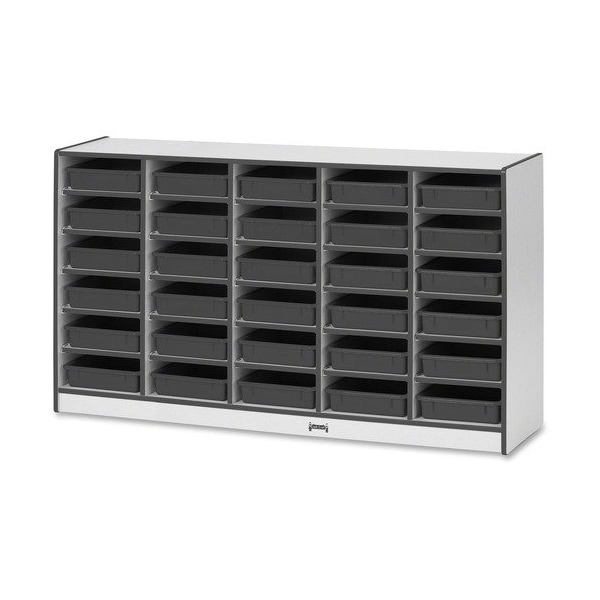 Jonti-Craft STORAGE, 30 TRAY, W/BINS, BK - JNT0931JCWW180