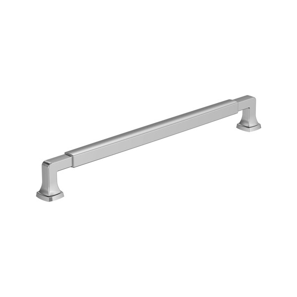 Amerock Stature 10-1/16 inch 256mm Center-to-Center Polished Chrome Cabinet Pull - BP3740026