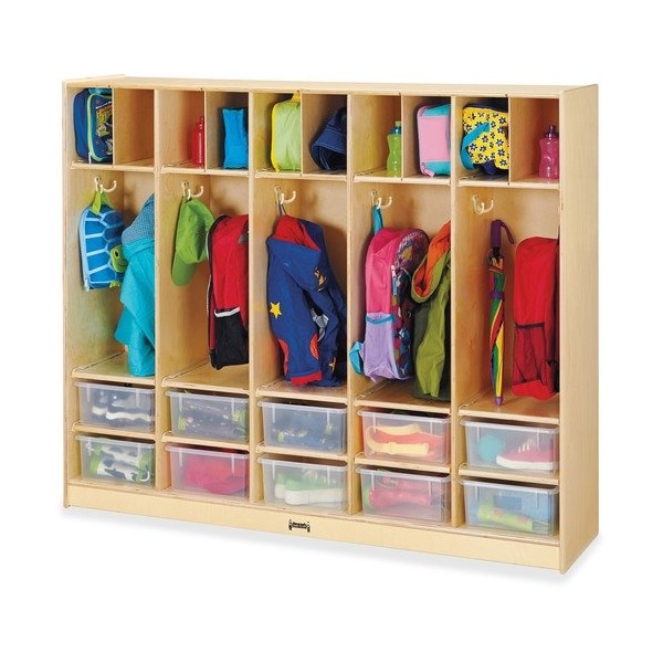 Jonti-Craft ORGANIZER, LOCKER, CLEAR TUBS - JNT26858JC