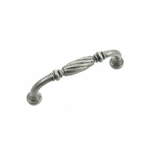Perfectpatio 3 in. Distressed Pewter French Twist Cabinet Pull - PE1911256