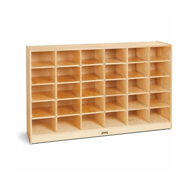 Jonti-Craft JontiCraft 0430JC, TRAY MOBILE STORAGE, 57W X 15D X 35.5H, BIRCH - JNT0430JC