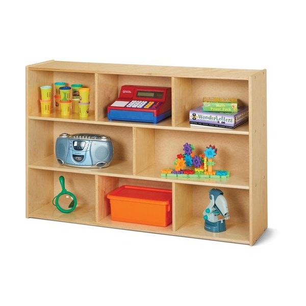 Jonti-Craft Storage Unit, 3-Shelf, 8-Compartments, 48inx12inx31-1/2in, Baltic - JNT7020YT
