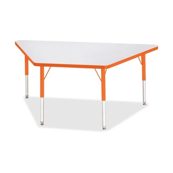 Jonti-Craft TABLE, TRAPEZOID, 30X60, GY/OE - JNT6443JCE114