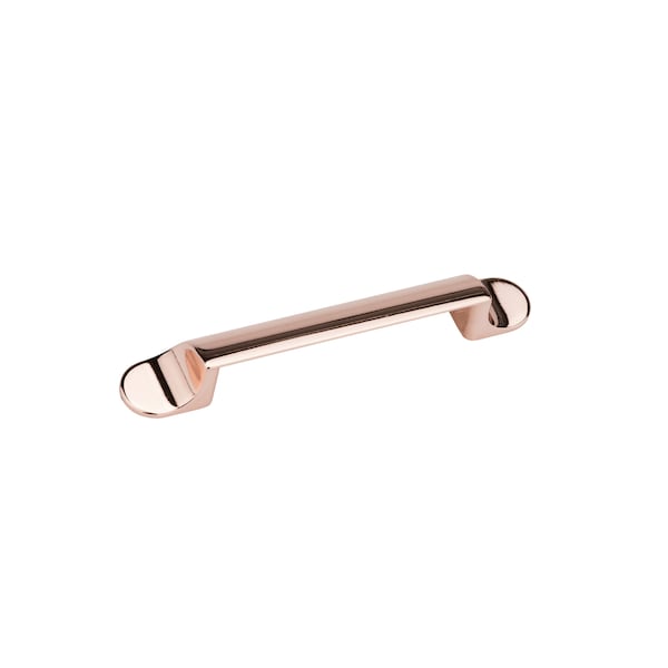 Richelieu 3 3/4 in (96 mm) Center-to-Center Polished Copper Contemporary Cabinet Pull - BP61675296191