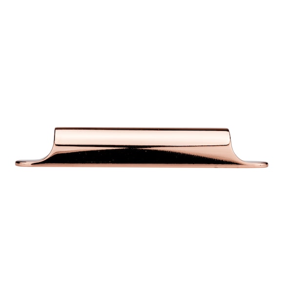 Richelieu 3 3/4 in (96 mm) Center-to-Center Polished Copper Contemporary Cabinet Pull - BP61675296191