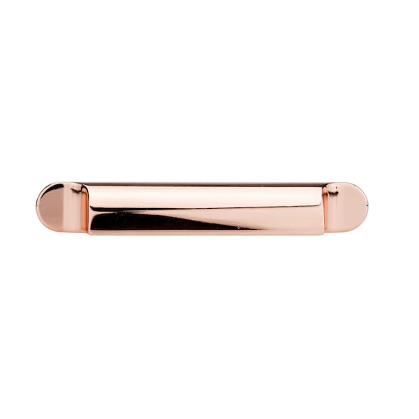 Richelieu 3 3/4 in (96 mm) Center-to-Center Polished Copper Contemporary Cabinet Pull - BP61675296191