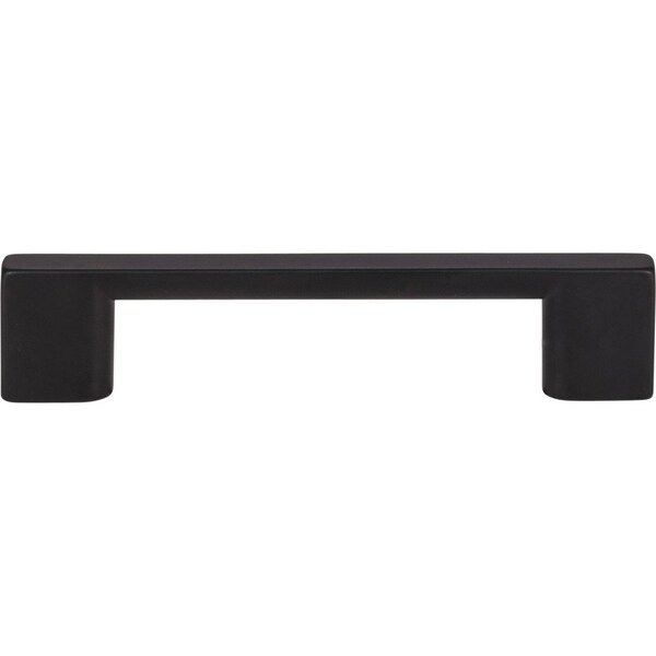 Jeffrey Alexander 96 mm Center-to-Center Matte Black Square Sutton Cabinet Bar Pull 25PK - 635-96MB-25