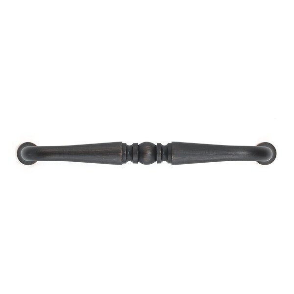 Richelieu 3-3/4 in. (96 mm) Center-to-Center Brushed Oil-Rubbed Bronze Traditional Drawer Pull - BP1452ABORB
