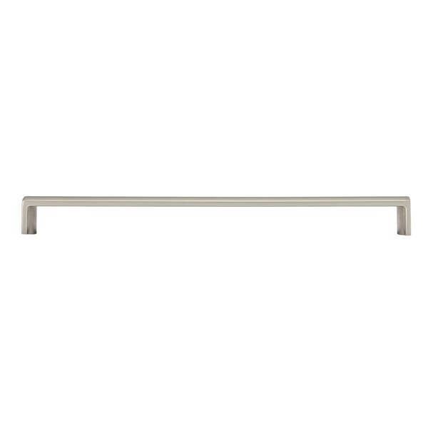 Richelieu 10-1/16 in. (256 mm) Center-to-Center Brushed Nickel Contemporary Drawer Pull - BP1703256195