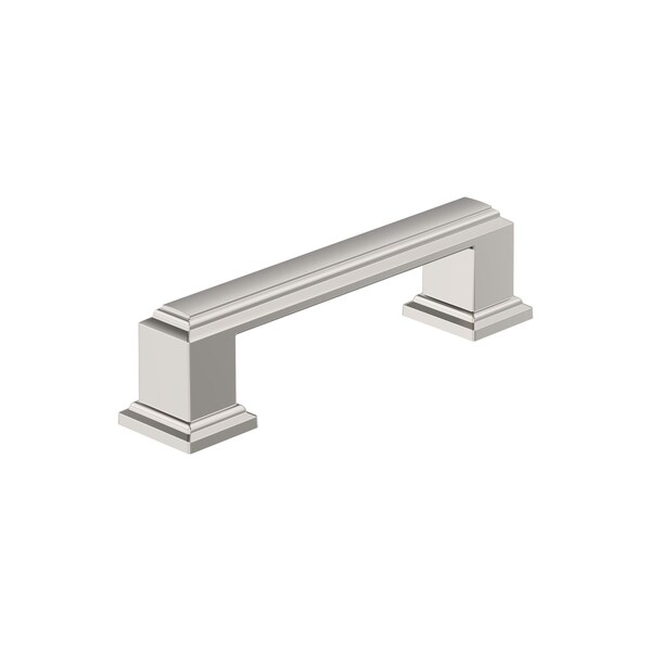 Amerock Appoint 3 inch 76mm Center-to-Center Polished Nickel Cabinet Pull - BP36764PN