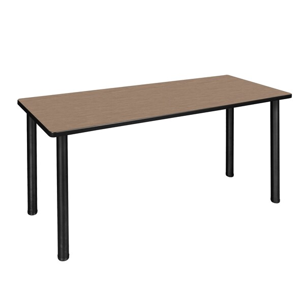 Regency Kee Training Seminar Table, 72 in W, 24 in L, Noble Oak - MT7224NOBPBK