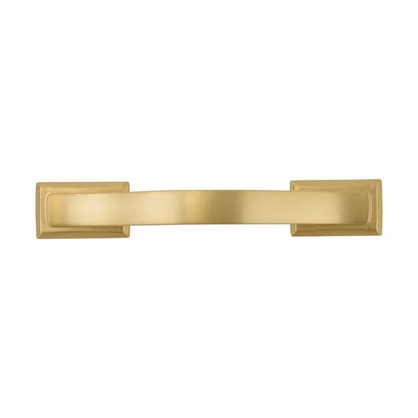Hickory Hardware Dover Collection Pull 3 Inch Center to Center Brushed Golden Brass Finish - H078770BGB