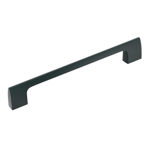 Amerock Riva 6-5/16 in 160 mm Center-to-Center Matte Black Cabinet Pull - BP55368MB