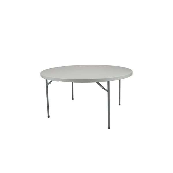 National Public Seating 60 in W, 5 ft. L, Plastic Top, Speckled Grey - CMFIH60R
