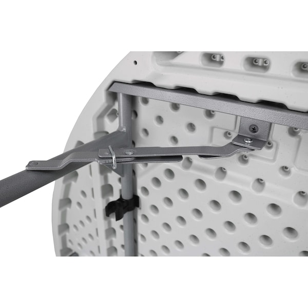National Public Seating 60 in W, 5 ft. L, Plastic Top, Speckled Grey - CMFIH60R
